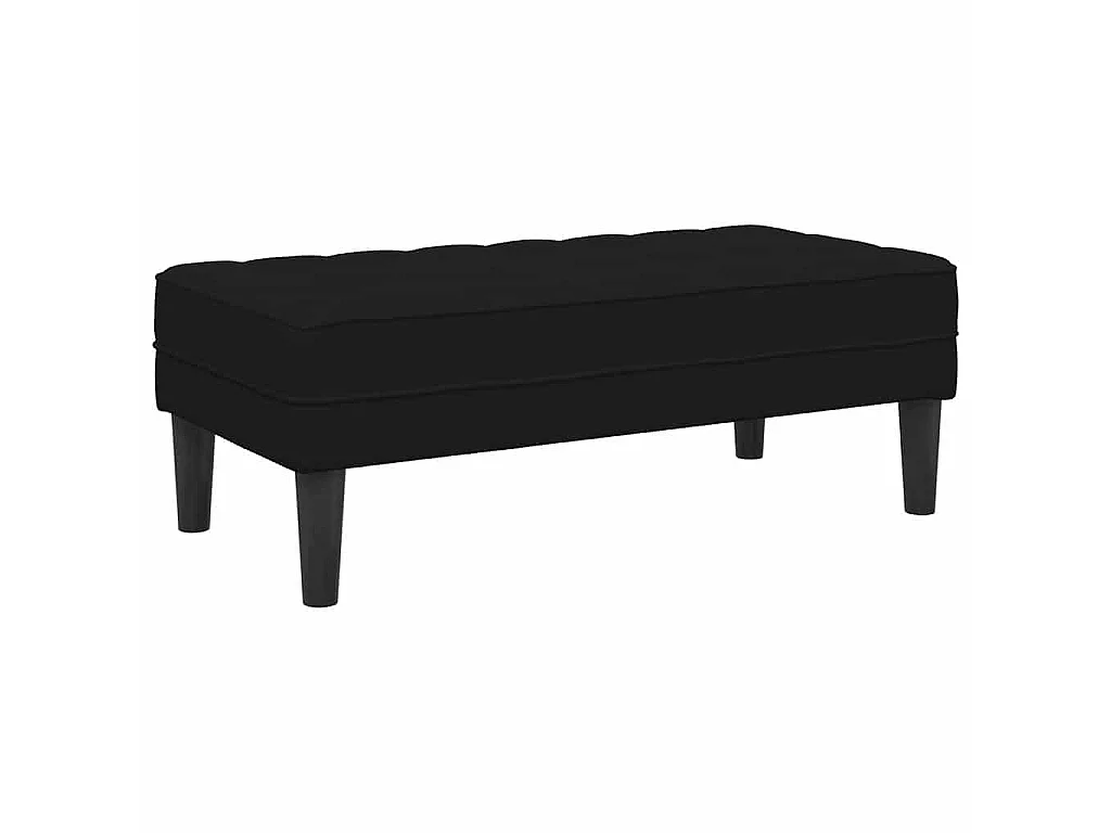 Ensemble de Canapés 2 pcs Noir 173 x 131 x 67 cm Velours