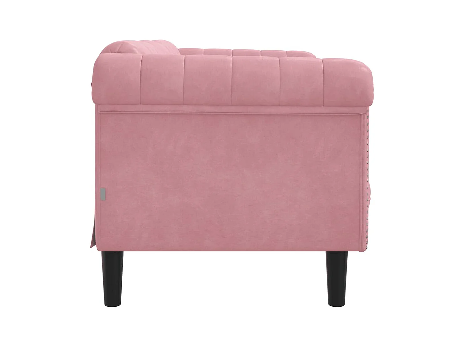 Divano a 2 posti in velluto rosa