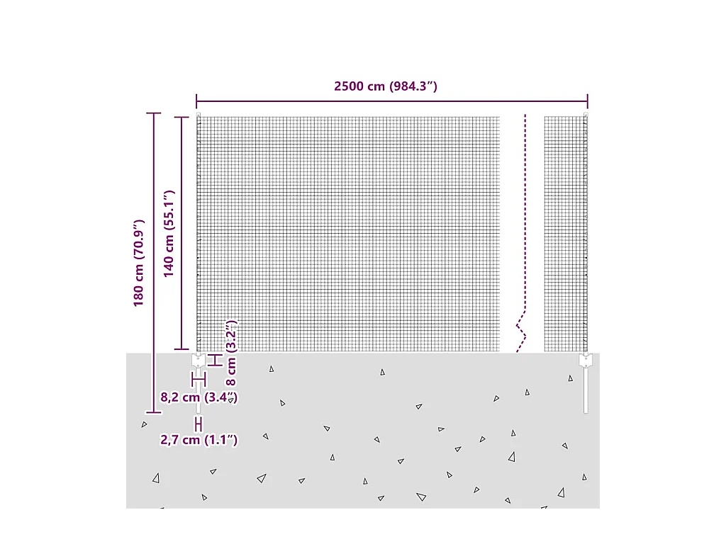 Sofá 3 plazas con reposapiés Gris claro 180 cm Terciopelo
