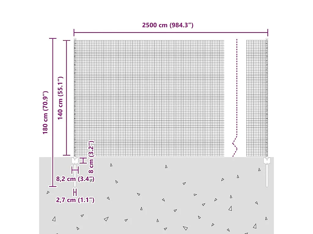 Sofá 3 plazas con reposapiés Gris claro 180 cm Terciopelo