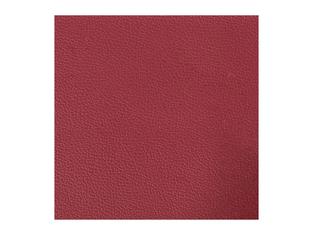 Divano 2 posti rosso bordeaux 140 cm in similpelle