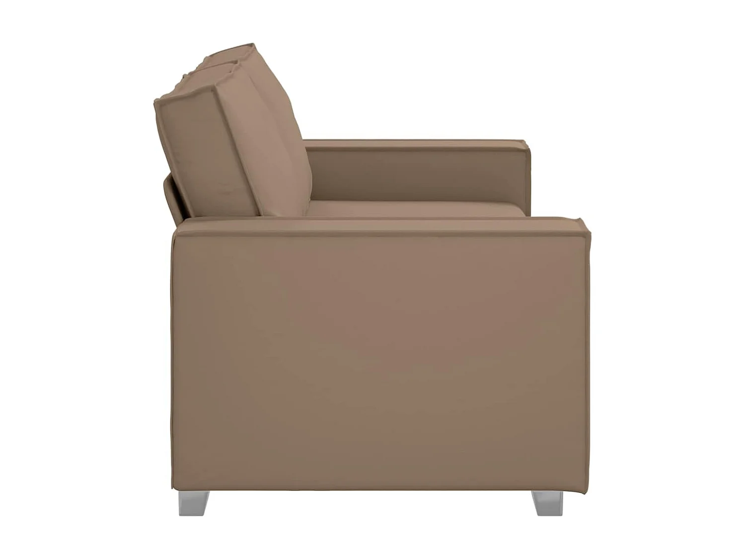 Fauteuil canapé Cappuccino 180 x 78 x 84 cm Cuir artificiel