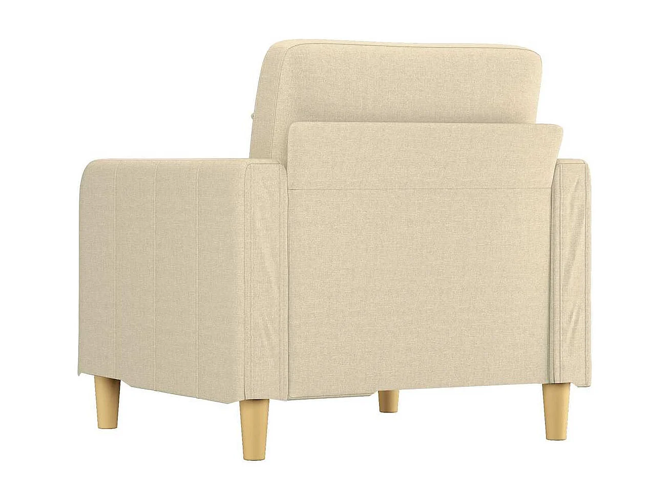 Sillón Crema 60 cm Tela