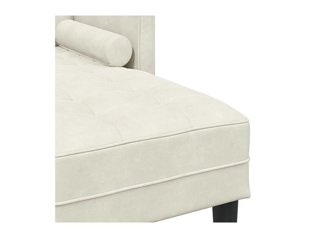 Ensemble de Canapés Crème 173 x 131 x 67 cm Velours