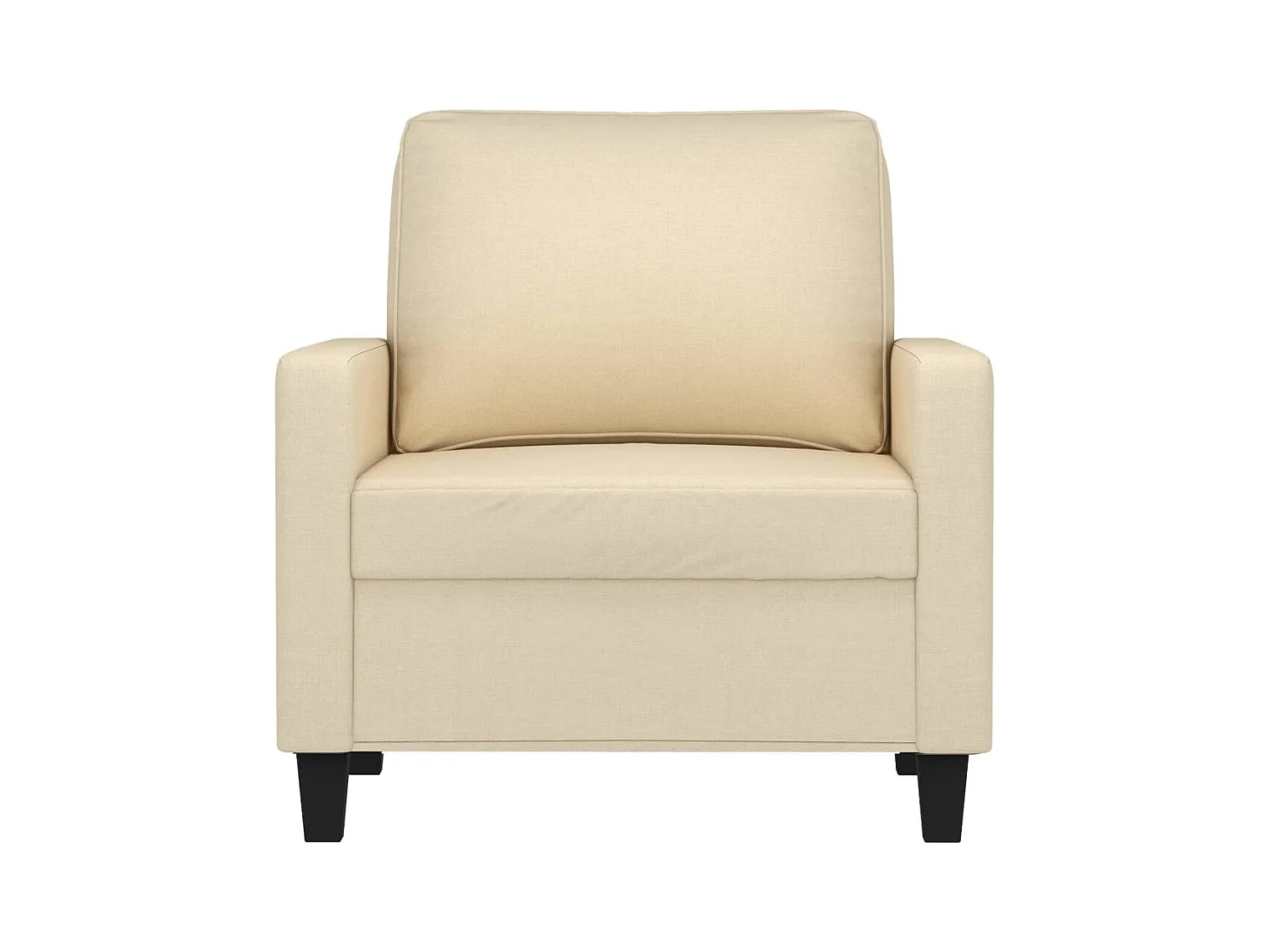 Sillón Crema 60 cm Tela