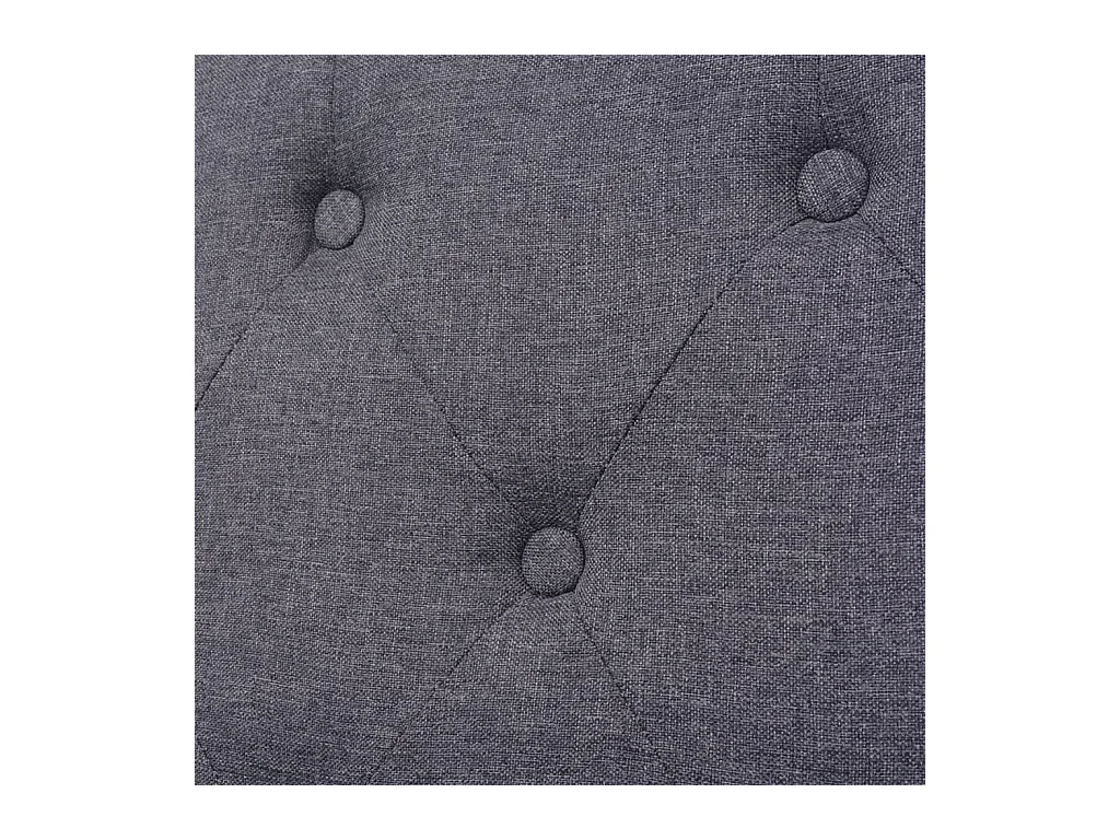 Conjunto de sofá de 2 piezas en tela gris