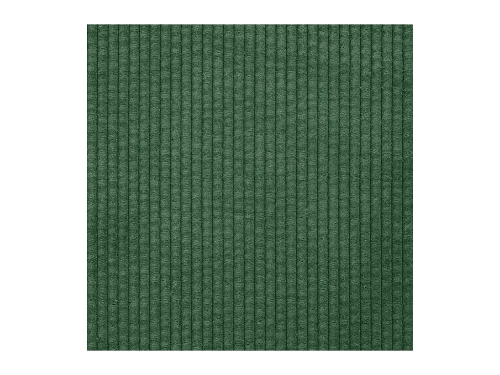 Divano a 2 posti con chaise longue a L in lino verde scuro da 125 cm