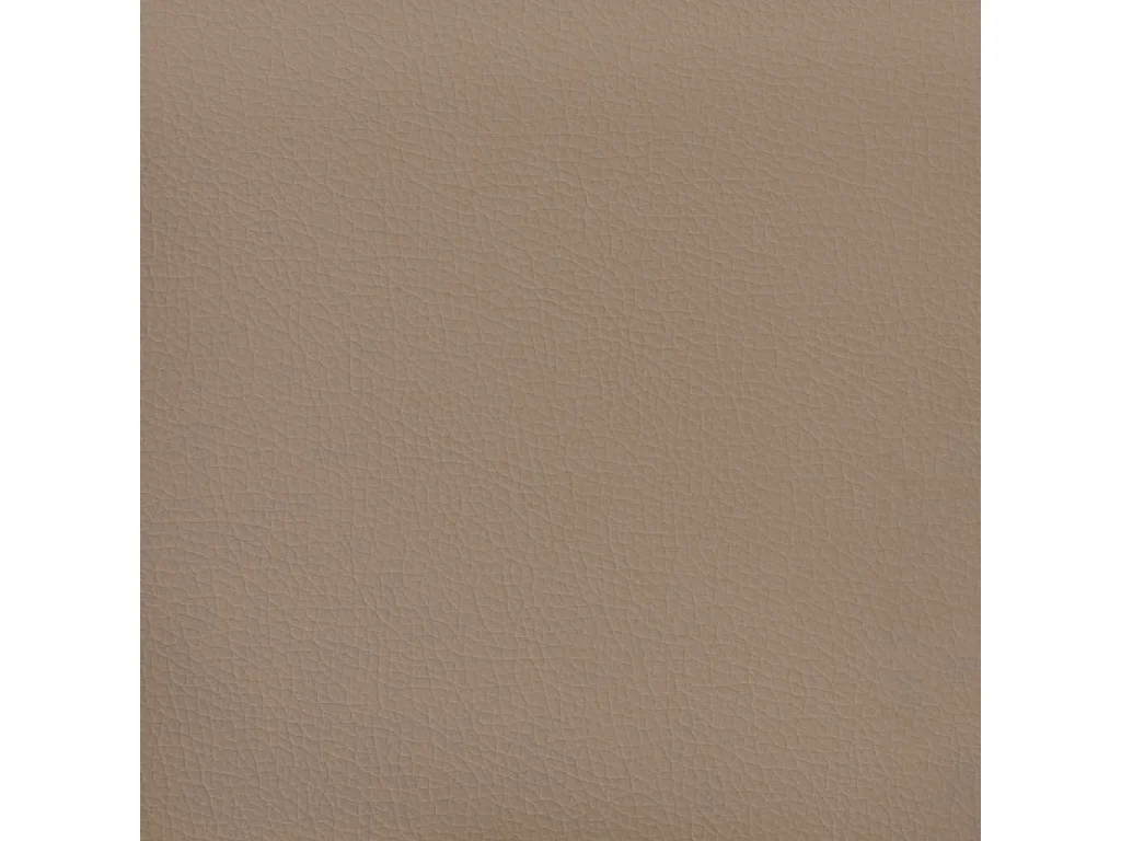 Sillón con reposapiés Cappuccino 60 cm Piel sintética