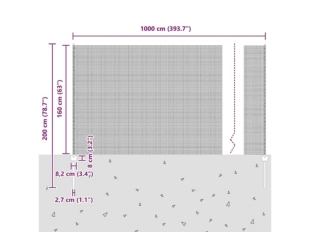 Sillón con reposapiés Cappuccino 60 cm Piel sintética
