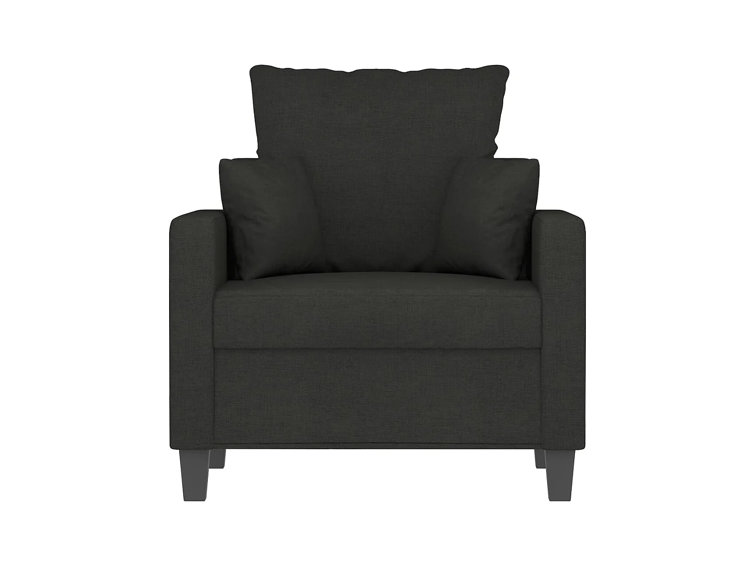 Sillón Negro 60 cm Tela