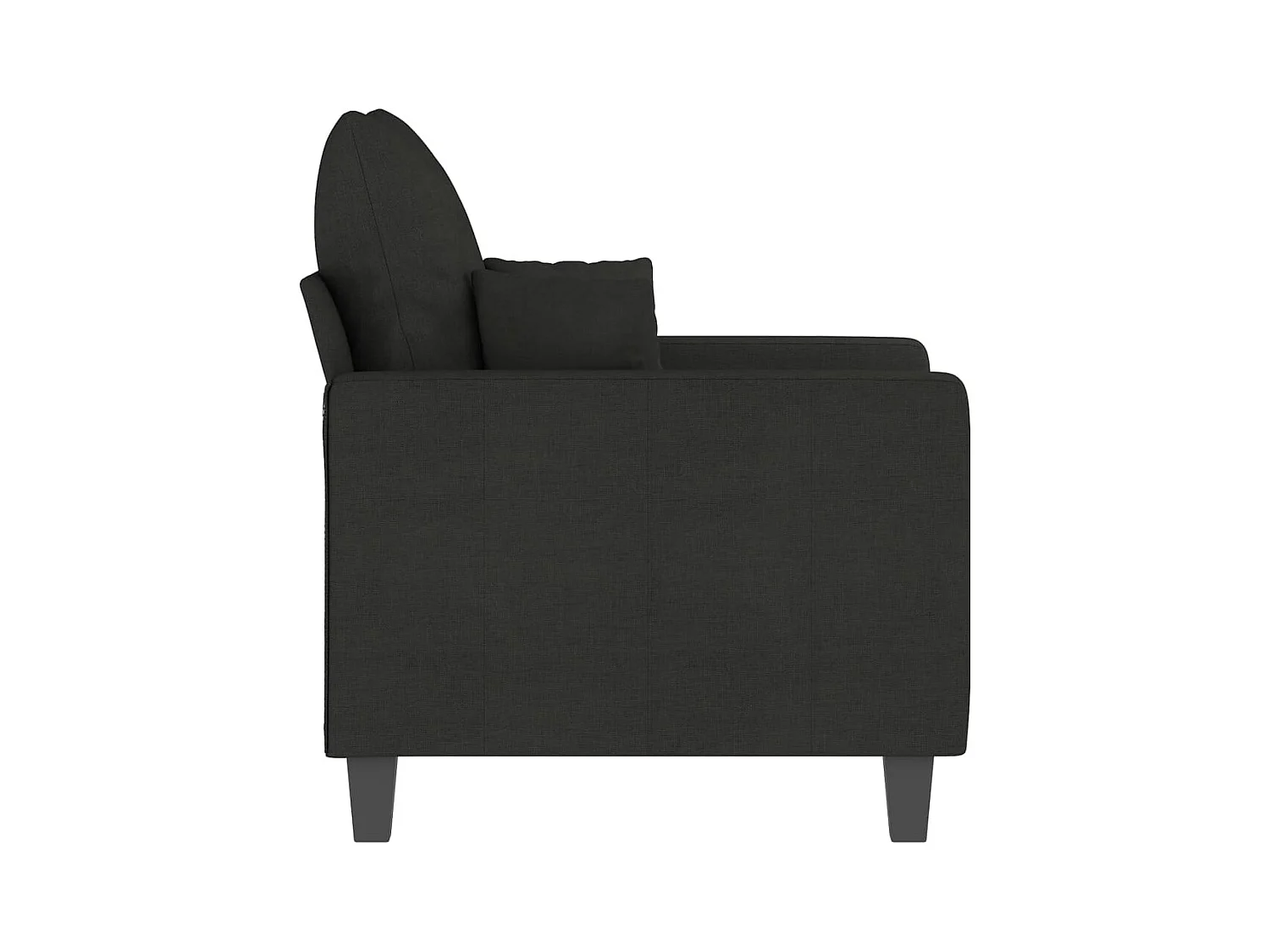Sillón Negro 60 cm Tela