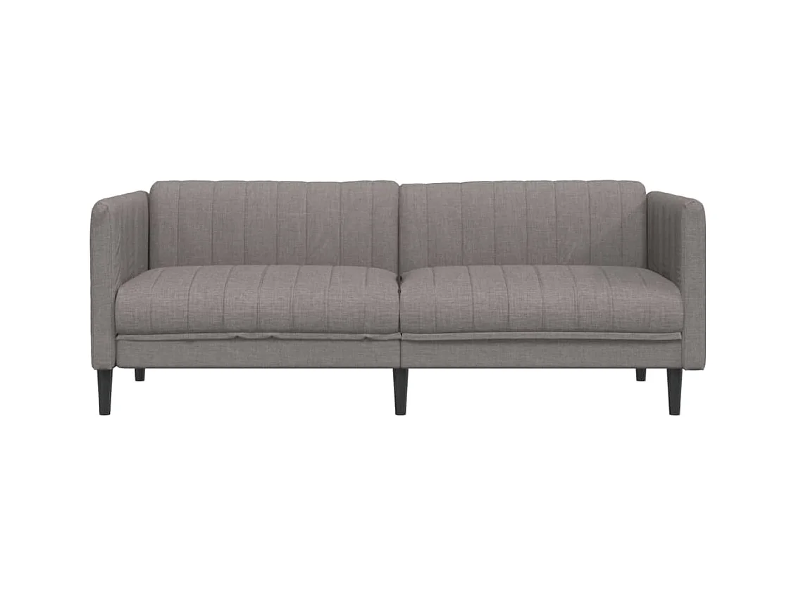 Sofá de 3 plazas de tela color topo