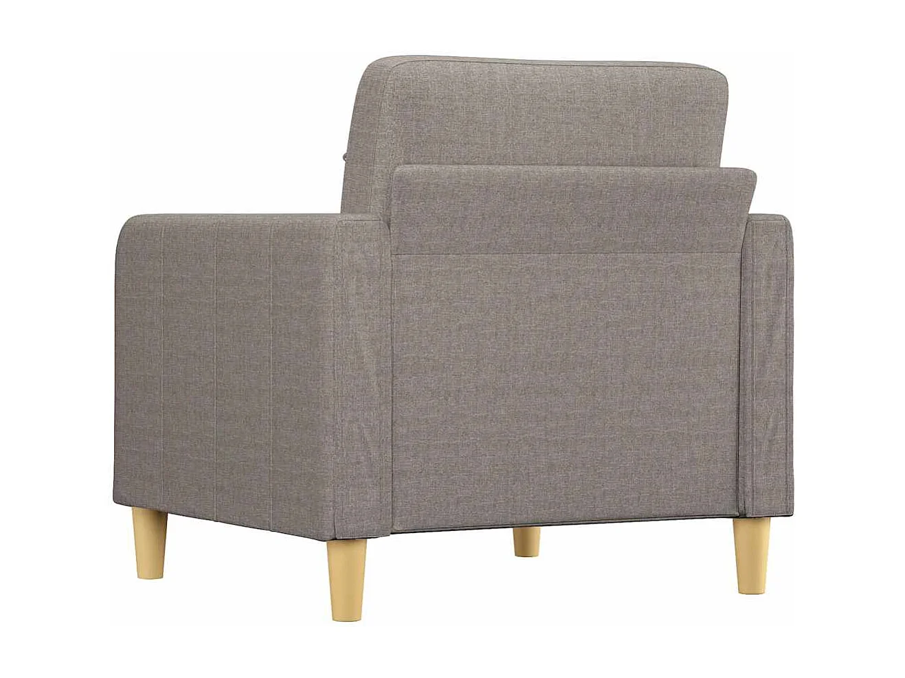 Taupe Sessel 60 cm Stoff