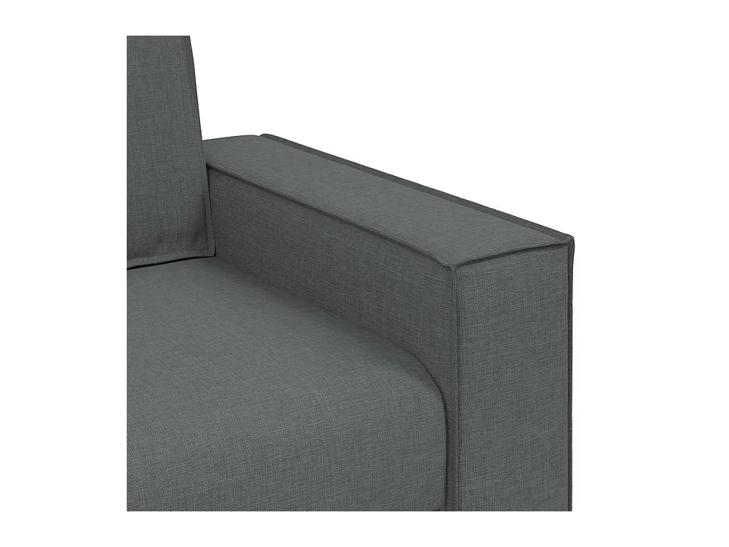 Dunkelgrauer Stoffsofa-Sessel 60 cm