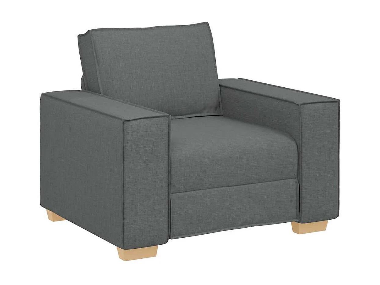 Canapé Fauteuil Gris Foncé 60 cm Tissu