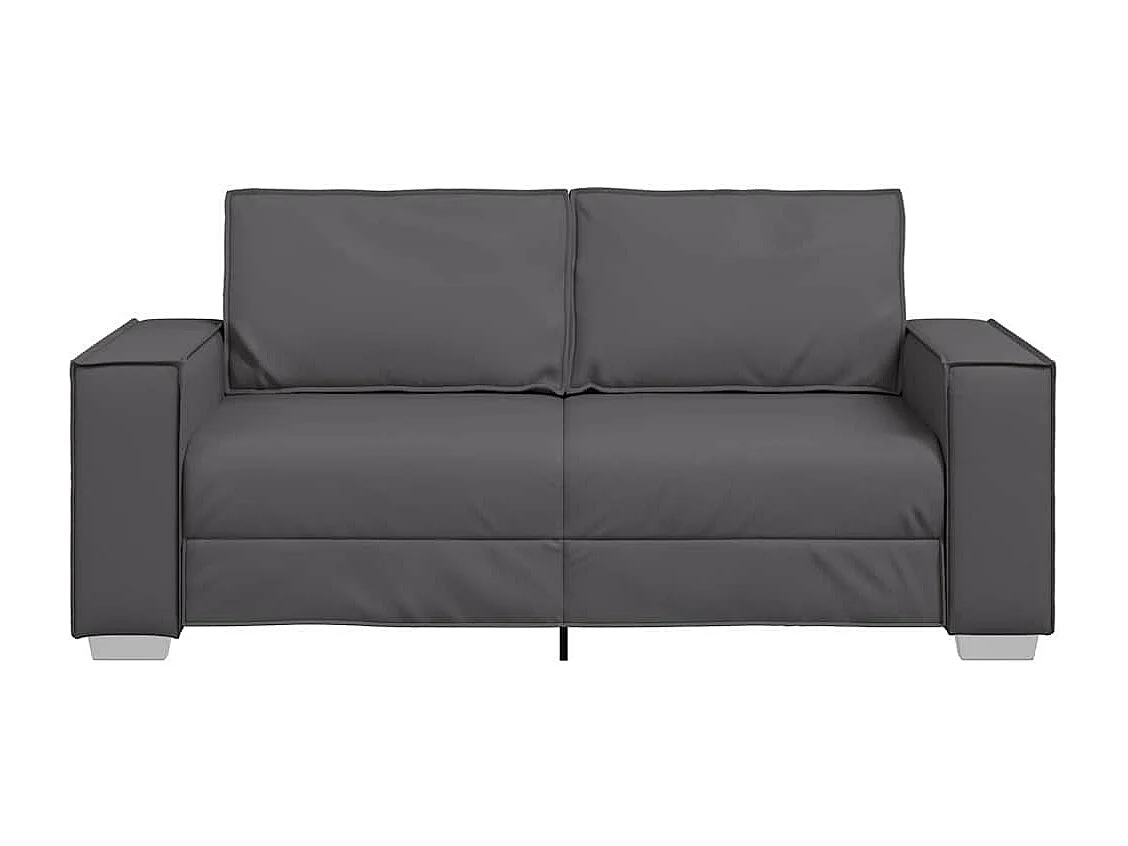 Fauteuil canapé Gris 180 x 78 x 84 cm Cuir artificiel