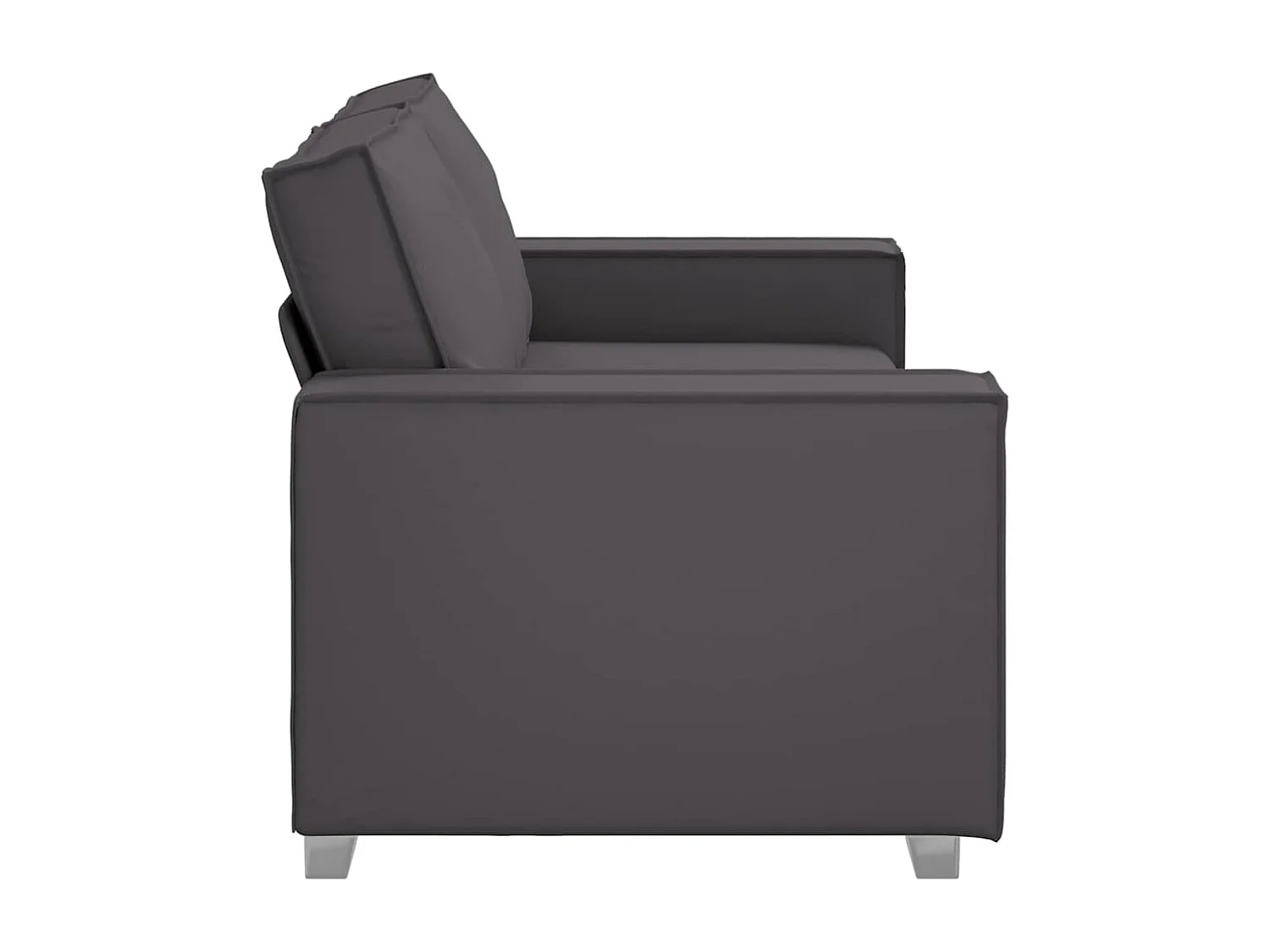 Fauteuil canapé Gris 180 x 78 x 84 cm Cuir artificiel
