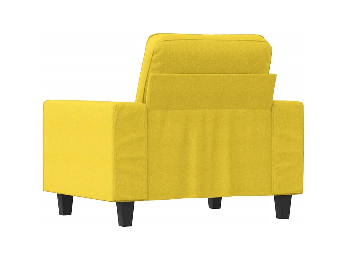 Sillón Tela Amarillo Claro 60 cm