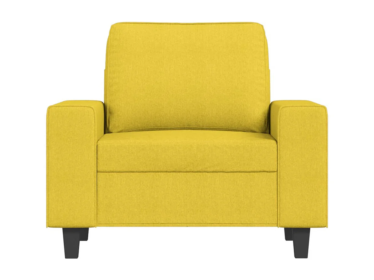 Lichtgele fauteuil 60 cm stof