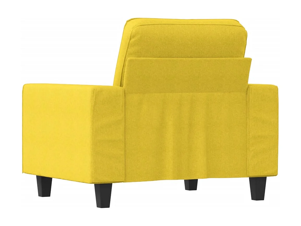 Sillón Tela Amarillo Claro 60 cm
