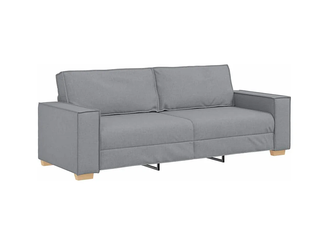 Set di divani 3 pezzi, grigio, 220 x 78 x 84 cm, tessuto
