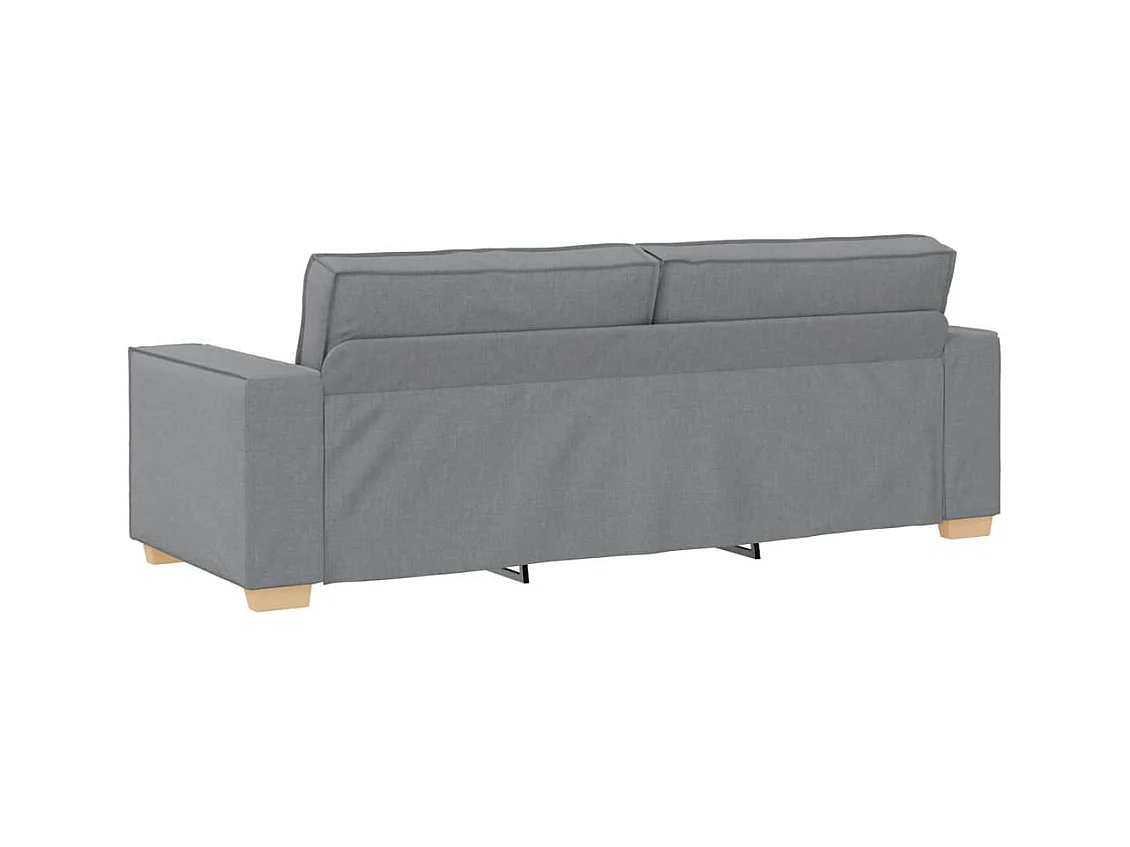 Set di divani 3 pezzi, grigio, 220 x 78 x 84 cm, tessuto