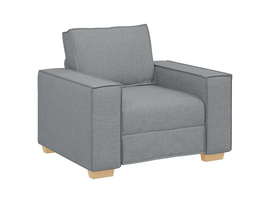 3-teiliges Sofa-Set, grau, 220 x 78 x 84 cm, Stoff