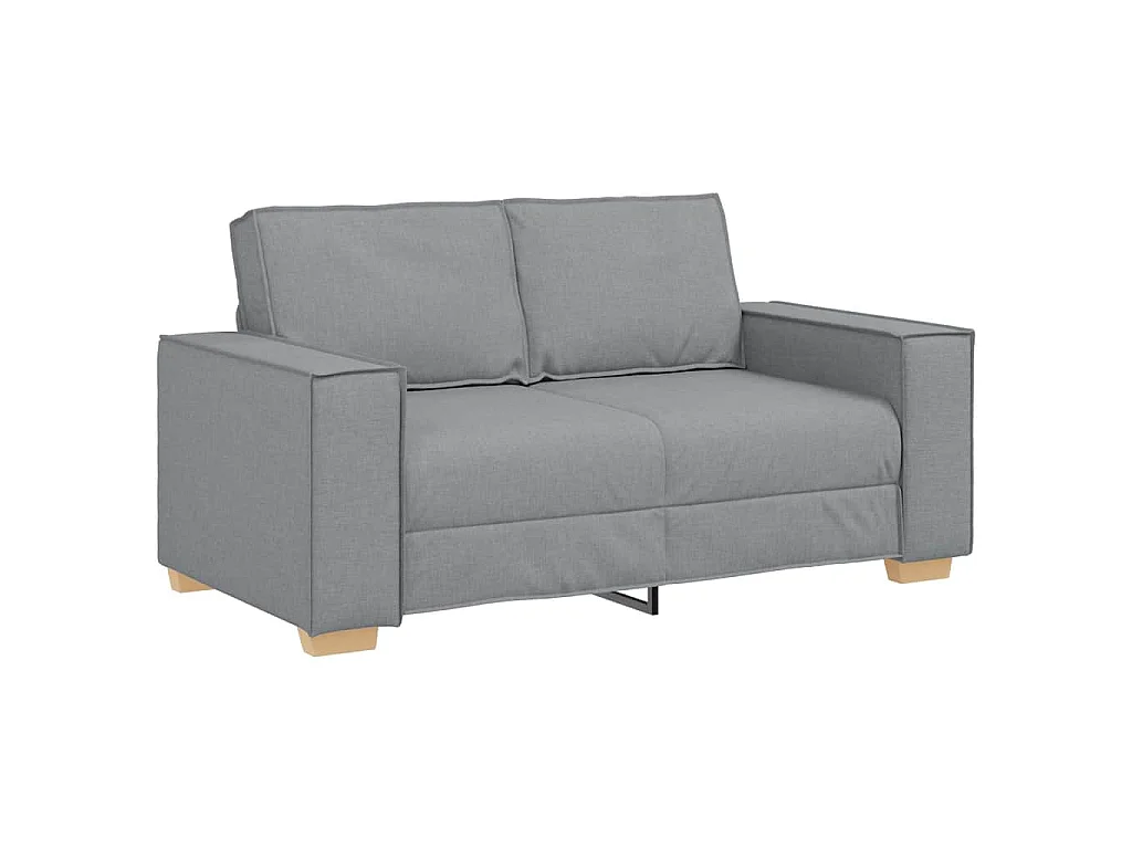 3-teiliges Sofa-Set, grau, 220 x 78 x 84 cm, Stoff