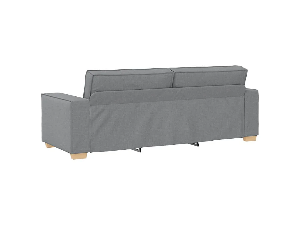 3-teiliges Sofa-Set, grau, 220 x 78 x 84 cm, Stoff