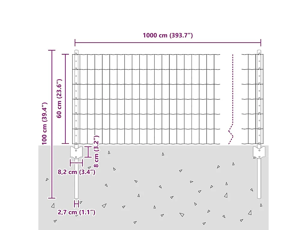 Juego de sofá de 2 piezas de tela azul