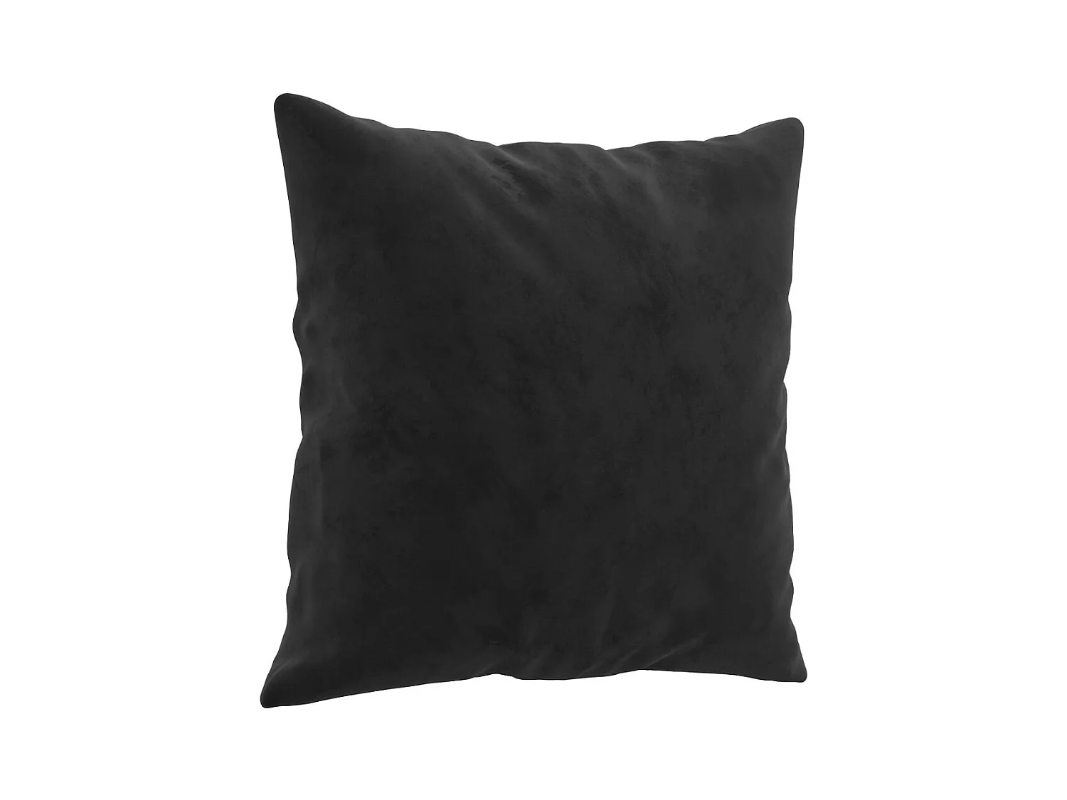 Conjunto de sofá de 2 piezas con cojines de terciopelo negro