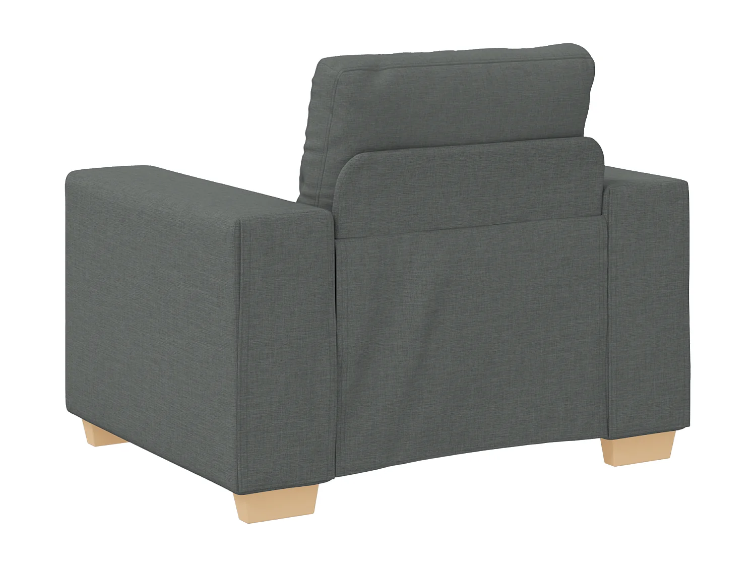 Ensemble de Canapés avec coussin avec oreiller 3 pcs Gris tissu