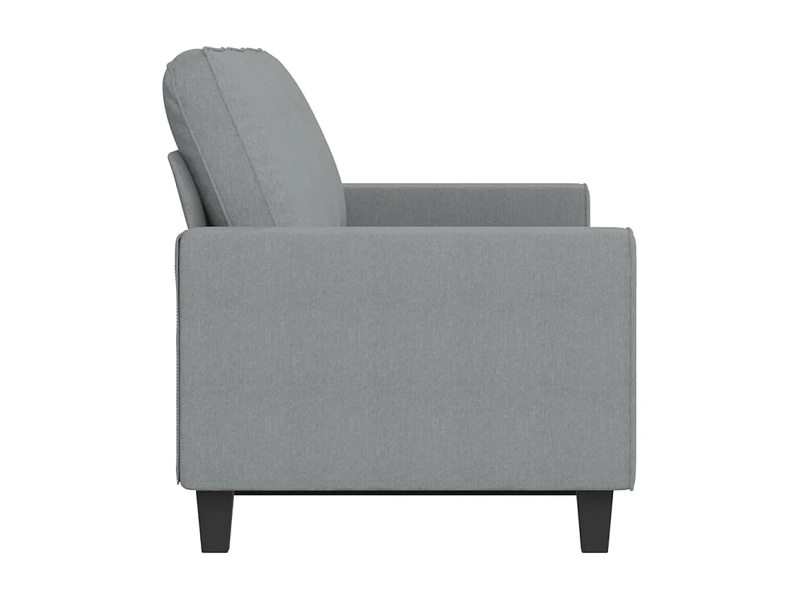 Sofá 3 plazas Gris claro 180 cm Tela