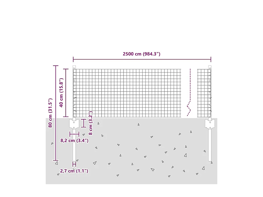 Poltrona con poggiapiedi Crema 60 cm Velluto