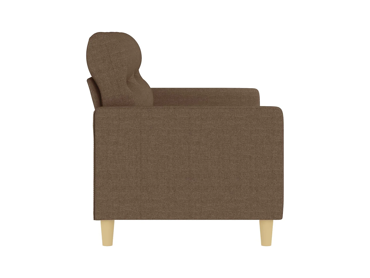 2-zitsbank Bruin 140 cm Stof