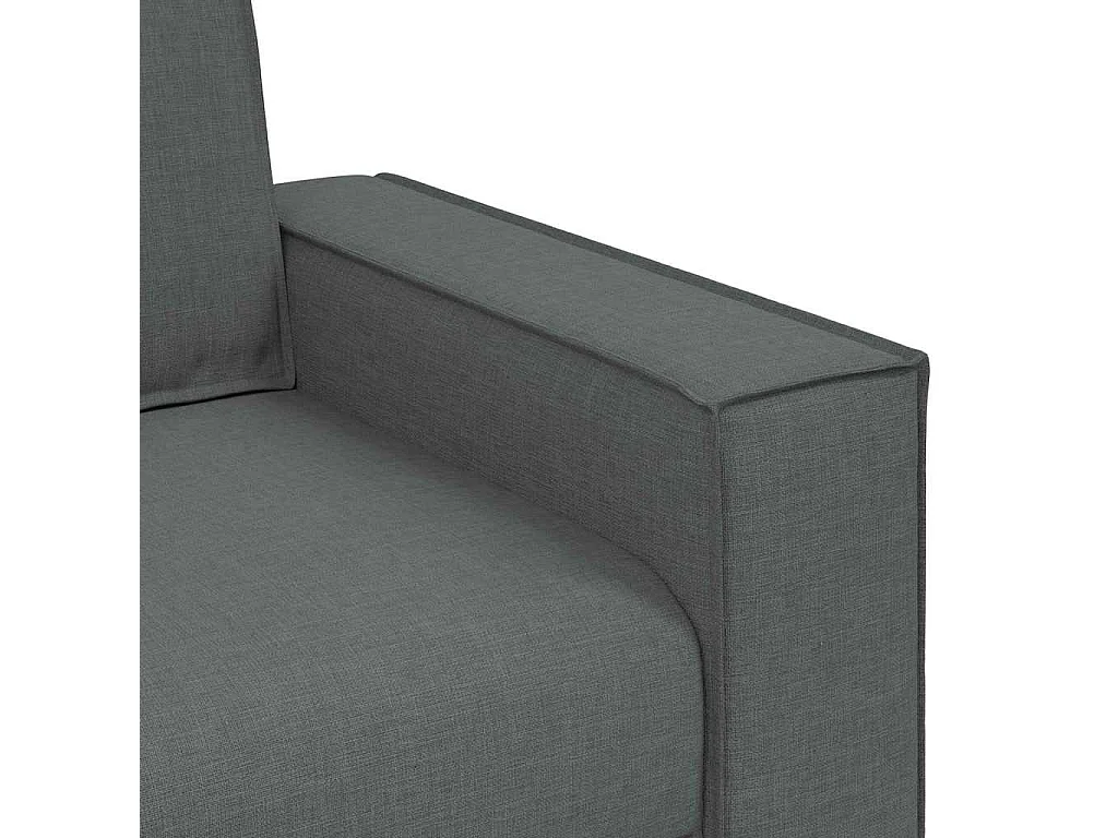 Set di divani 3 pezzi, grigio, 220 x 78 x 84 cm, tessuto