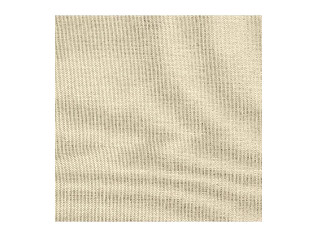 Canapé à Haut Dossier Crème 109 x 56 x 121 cm tissu