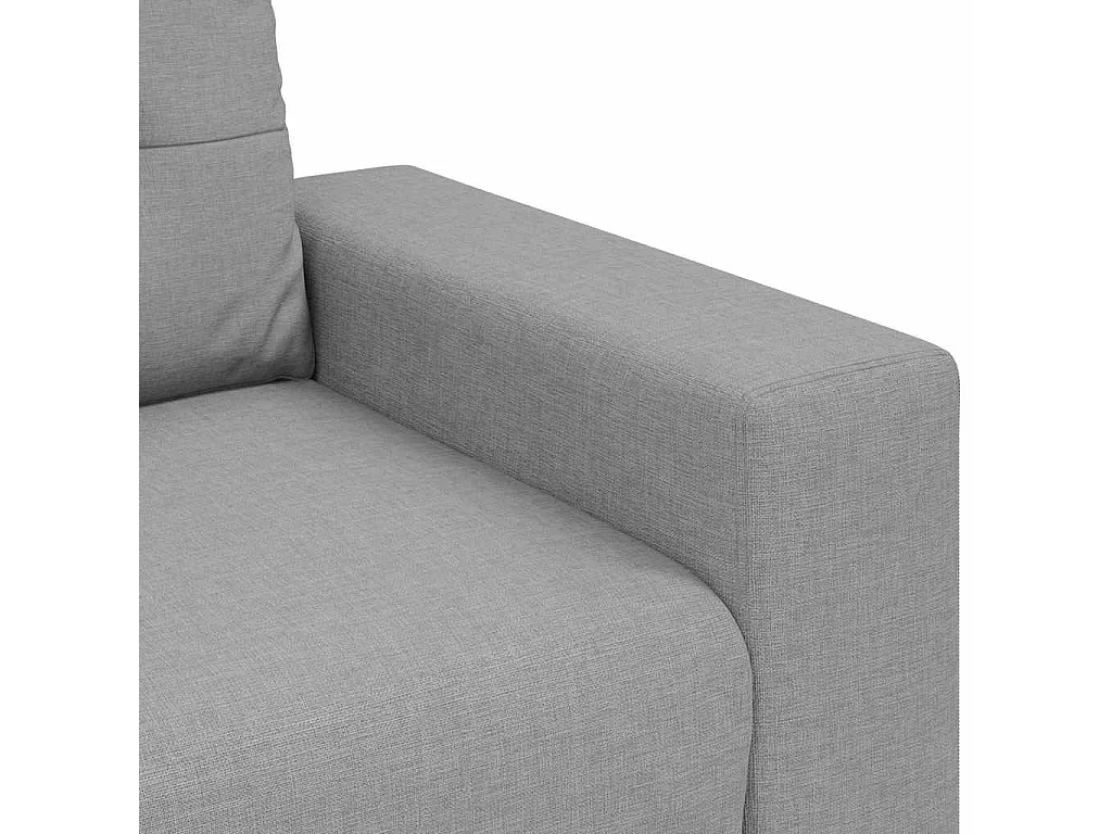 Sofa 3 places avec coussin Gris nuage tissu