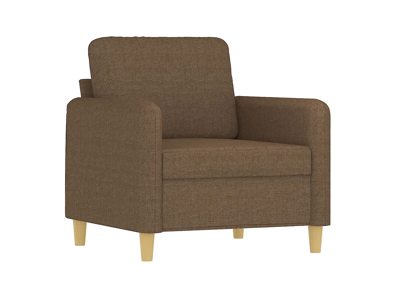 Bruine fauteuil 60 cm stof