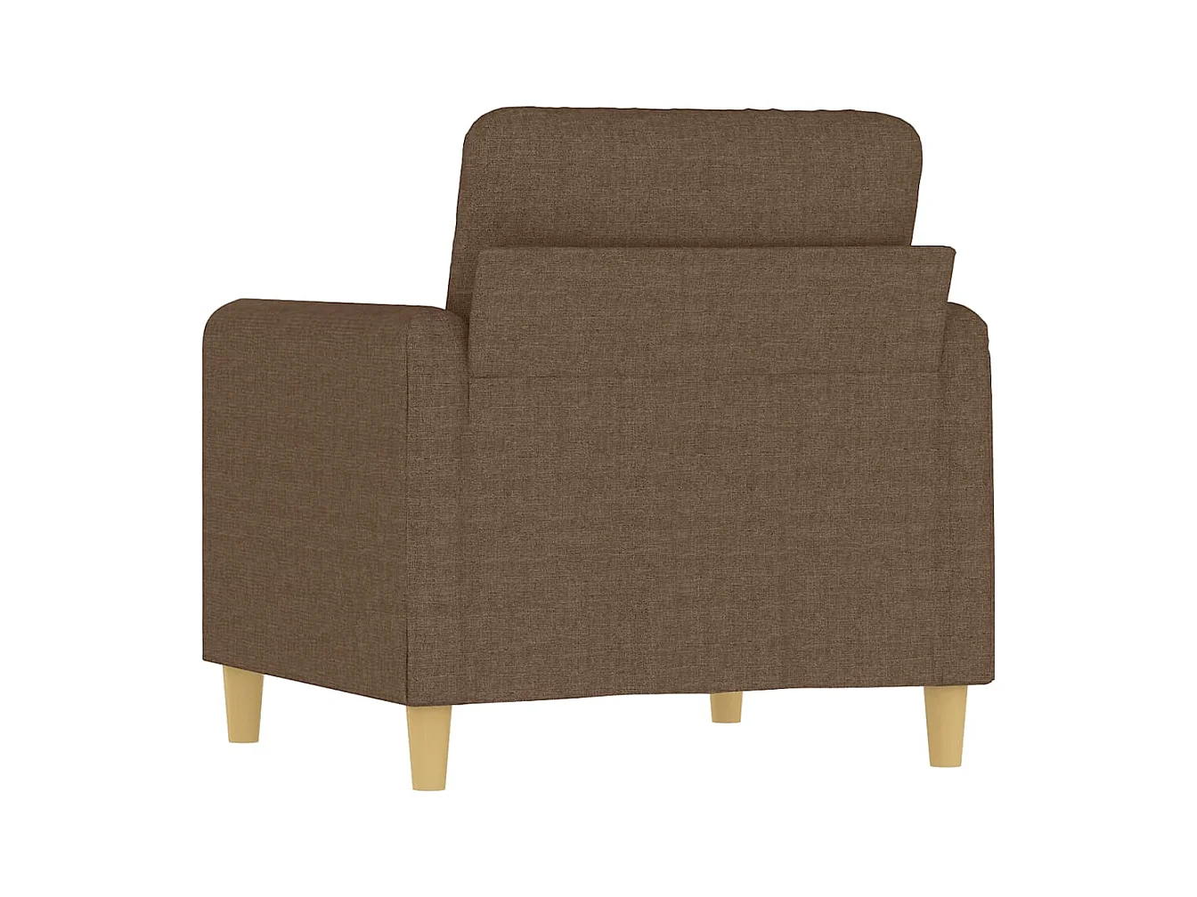 Bruine fauteuil 60 cm stof