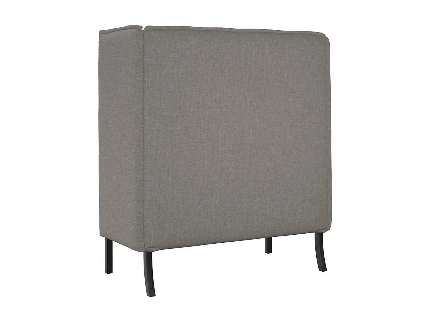 Canapé à Haut Dossier Taupe 109 x 56 x 121 cm tissu