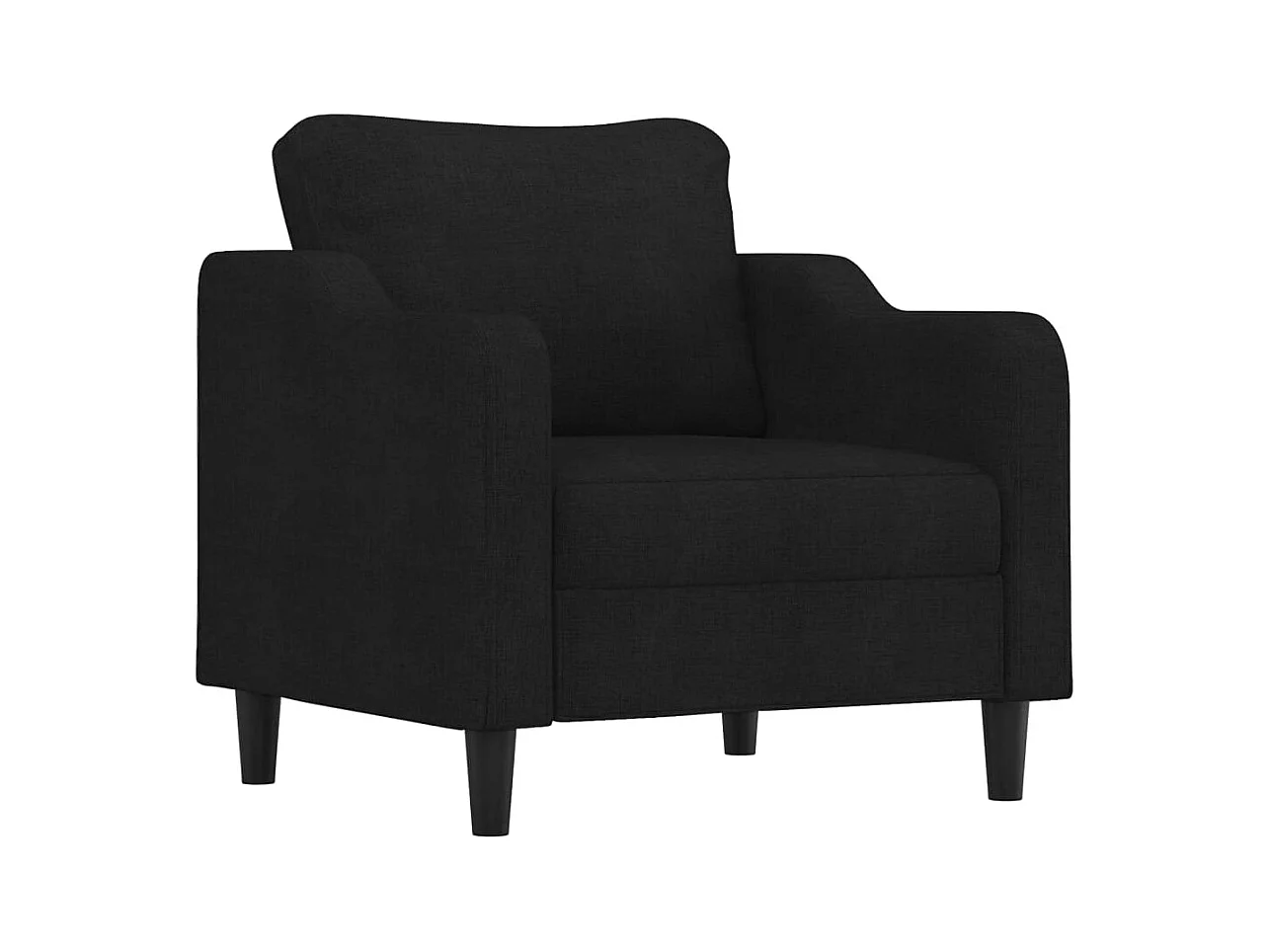 Sillón Negro 60 cm Tela