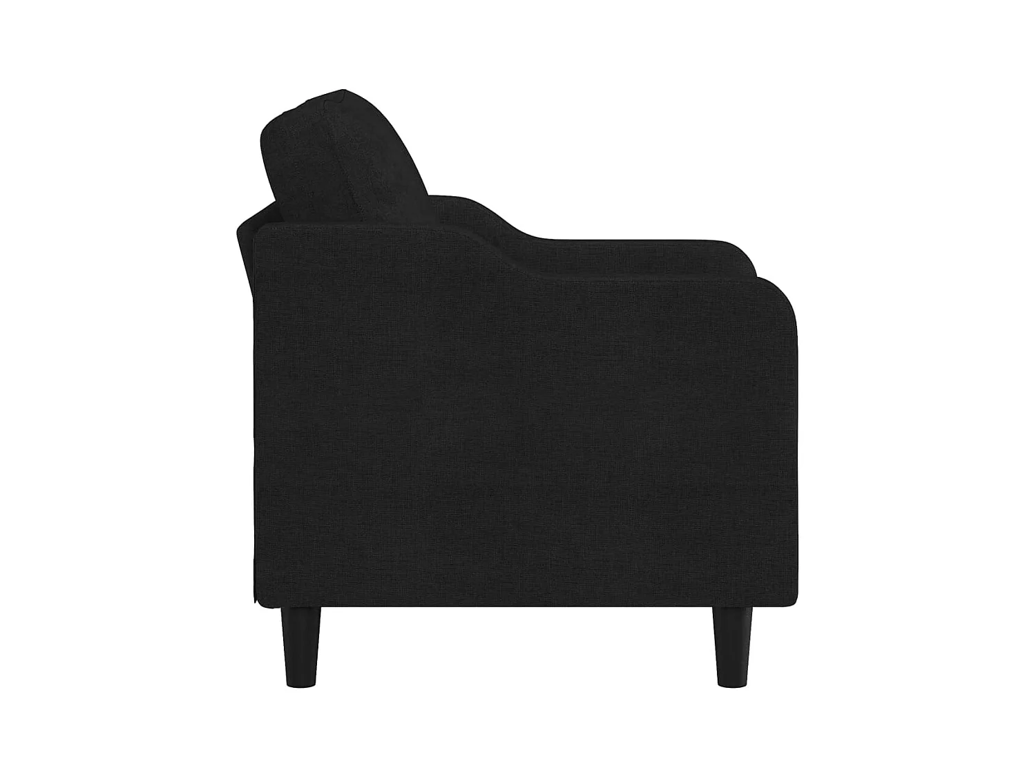 Sillón Negro 60 cm Tela