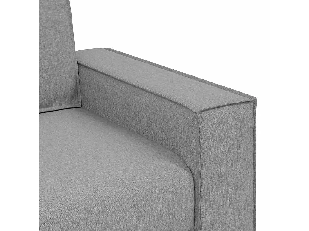 Canapé 2 places Gris nuage 140 cm Tissu