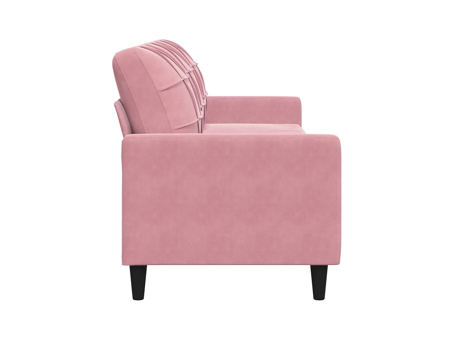 Divano 3 posti Rosa 210 cm Velluto