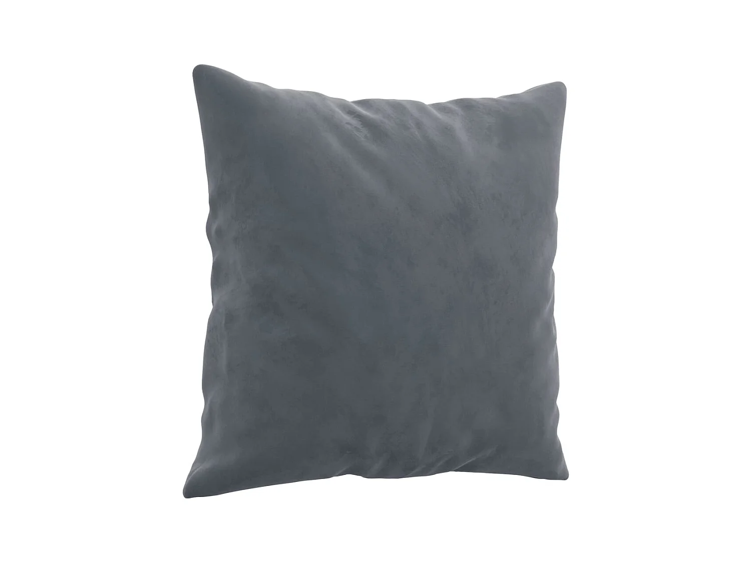 Conjunto de sofá de 2 piezas con cojines de terciopelo gris oscuro