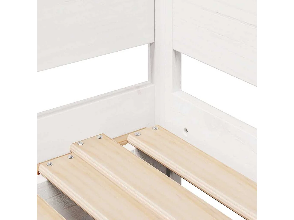 Dagbed met onderschuifbed en lades zonder matras wit 90x190cm