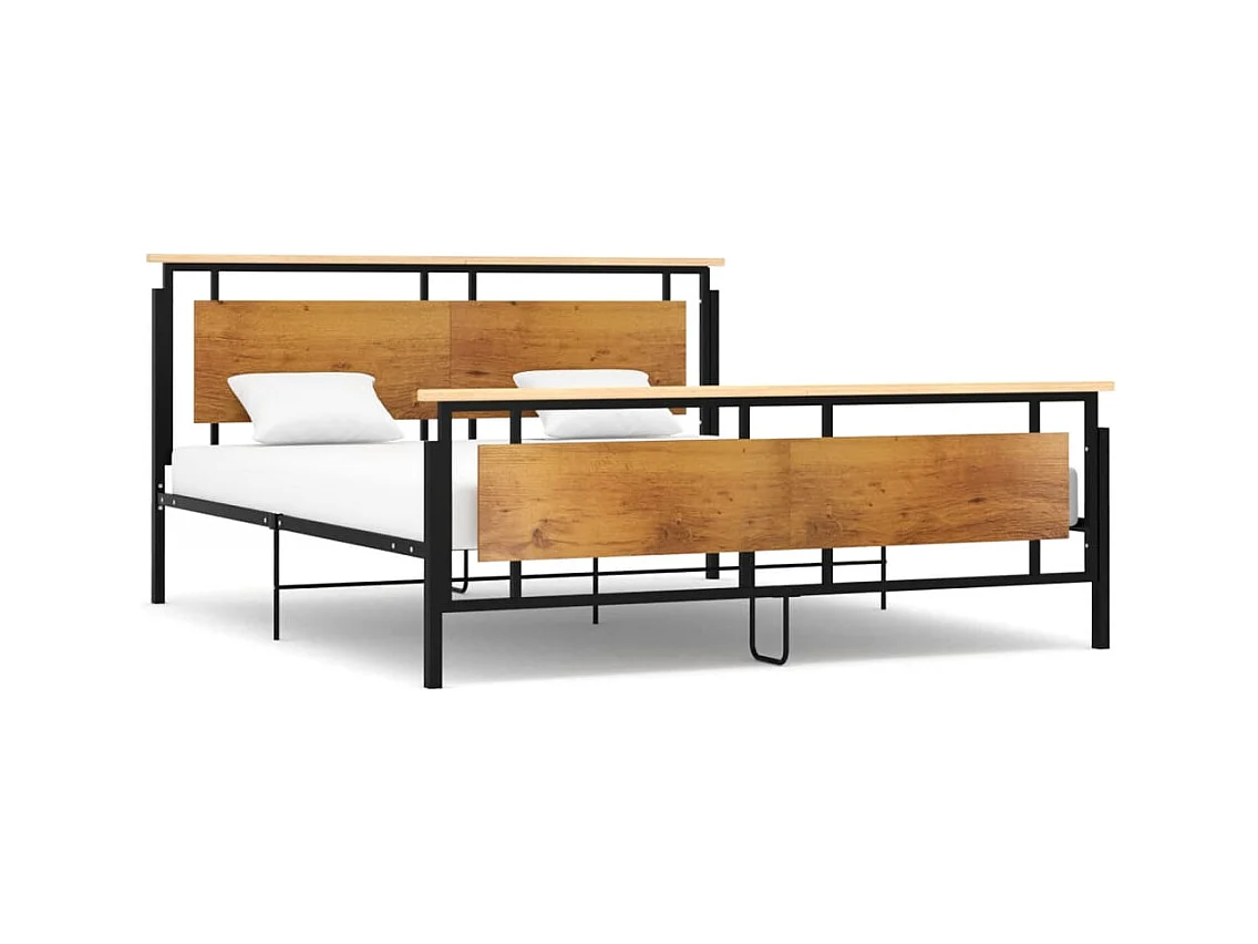 Struttura letto in metallo senza materasso 180x200 cm