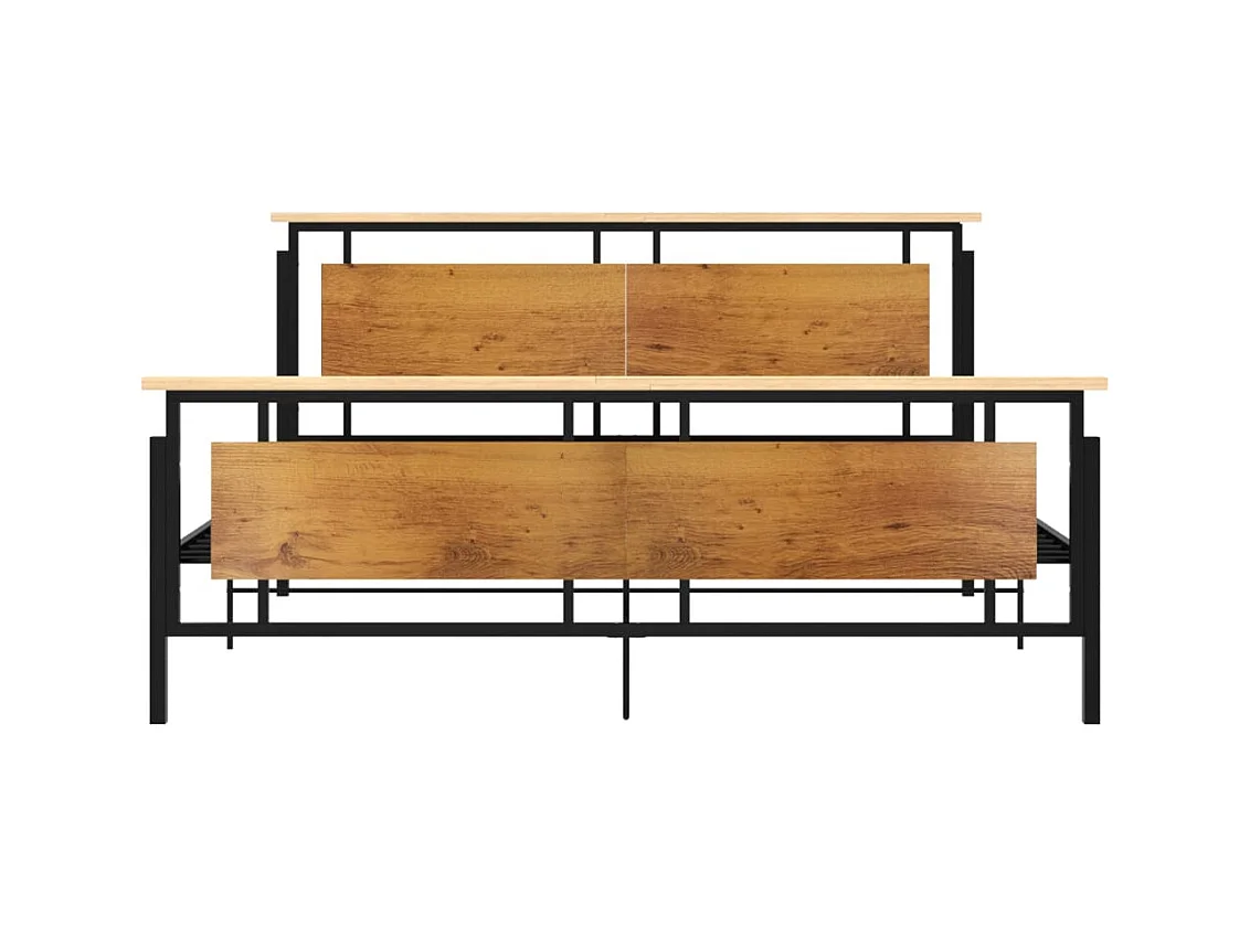 Struttura letto in metallo senza materasso 180x200 cm