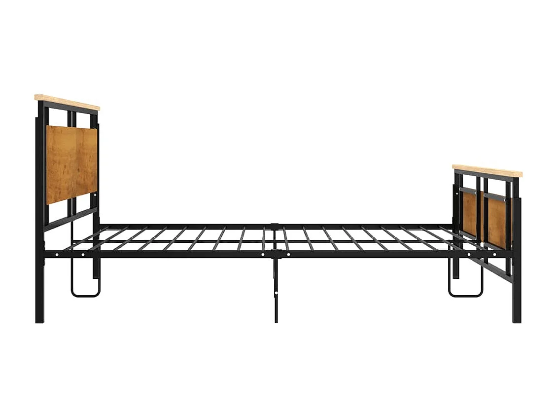 Estructura de cama de metal sin colchón 180x200 cm